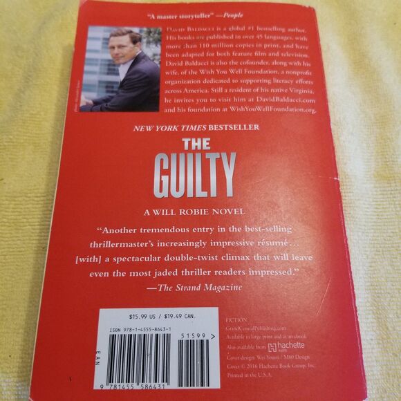 The Guilty paperback book by David Baldacci - Picture 2 of 6